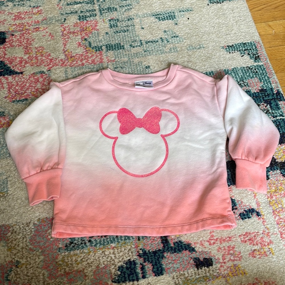 Girls Minnie Mouse sweatshirt